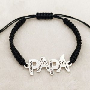 Pulsera personalizable en Hilo Macramé - Imagen 1